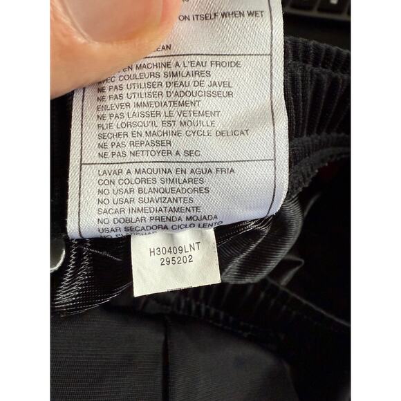 Nike Tear Away Snap Basketball Warmup Pants Y2K Black Red White Stripe Vintage - Picture 7 of 7